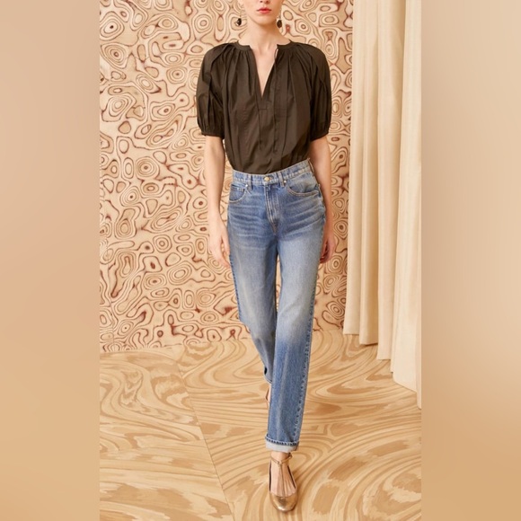 Ulla Johnson The Daphne Jean Danube Medium Indigo Wash Size...